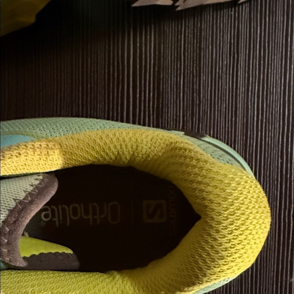 Salomon Athletic Shoes - Blue and Yellow - Picture 5 of 6